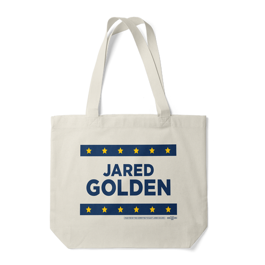 Jared Golden Tote Bag